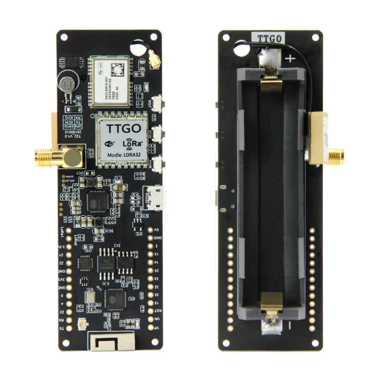 TTGO T-Beamv1.0 ESP32 Chipset Bluetooth WiFi Module 433MHz LoRa NEO-6M GPS Module with SMA Antenna, Original Version My Store