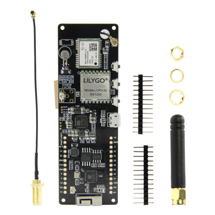 TTGO T-Beam ESP32 Bluetooth WiFi Module 433MHz GPS NEO-M8N LORA 32 Module with Antenna & 18650 Battery Holder My Store