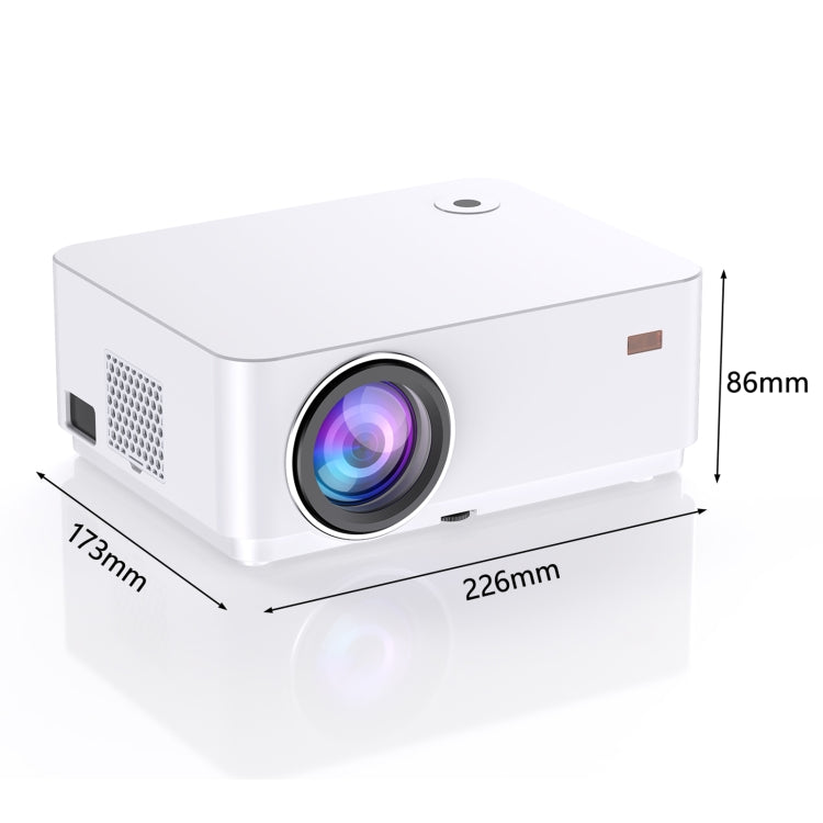 D5 300 Lumens 1920x1080 Resolution Electronic Focus Screen Mirroring System Projector, US Plug