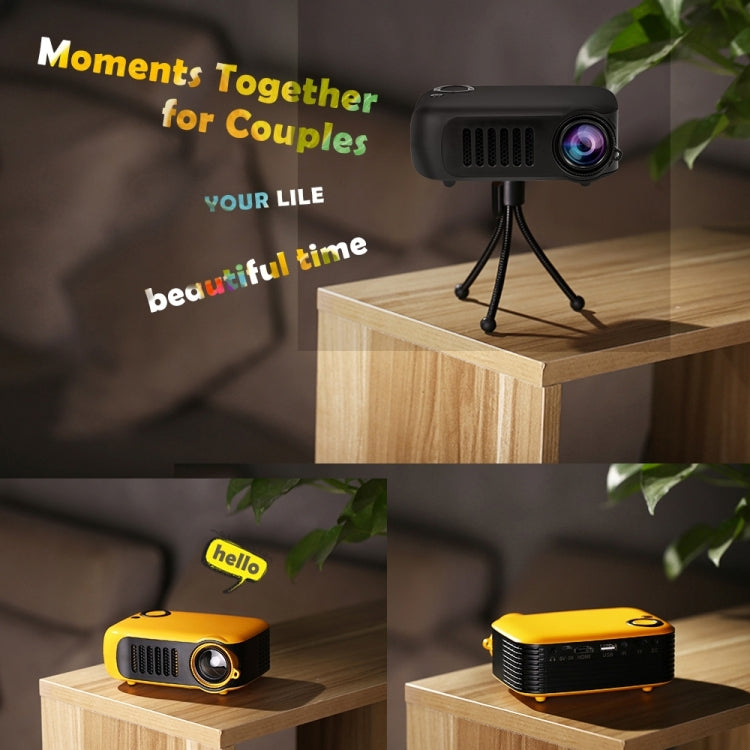 A2000 Portable Projector 800 Lumen LCD Home Theater Video Projector, Support 1080P, EU Plug My Store