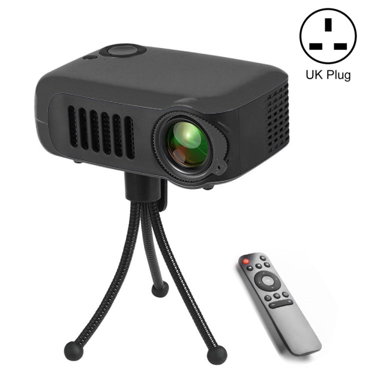 A2000 Portable Projector 800 Lumen LCD Home Theater Video Projector, Support 1080P, UK Plug My Store