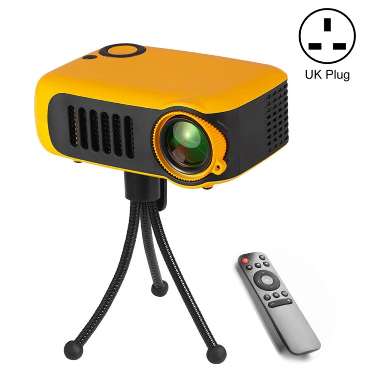 A2000 Portable Projector 800 Lumen LCD Home Theater Video Projector, Support 1080P, UK Plug My Store