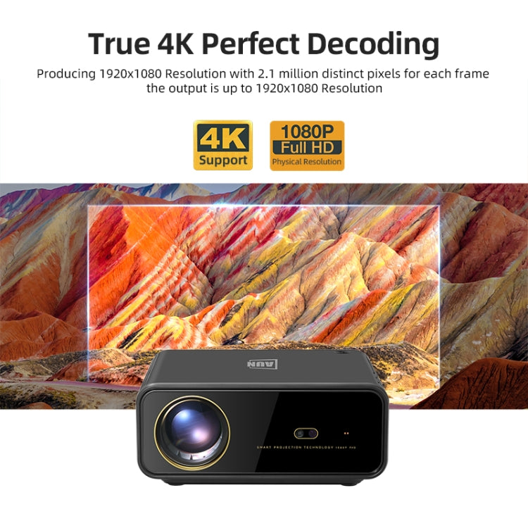 AUN U001 4K 18000 Lumens Portable Home Theater LED HD Digital Projector