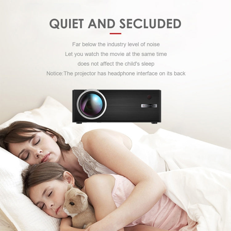 Cheerlux C7 1800 Lumens 800 x 480 720P 1080P HD Smart Projector, Support HDMI / USB / VGA / AV / SD My Store