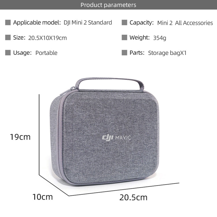 DJI Portable Waterproof Nylon Box Case Storage Bag for DJI Mini 2 Drone