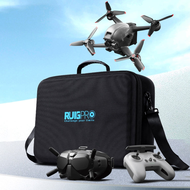 RUIGPRO for DJI FPV Portable Single Shoulder Storage Box Case Travel Carrying Bag