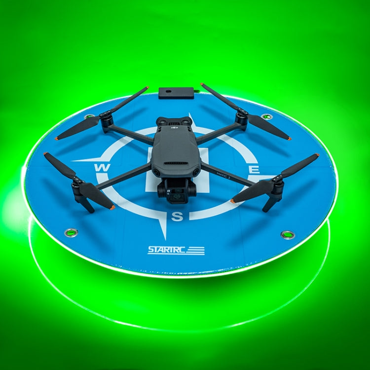 STARTRC 55cm LED Colorful Light Waterproof Drone Parking Apron for DJI Avata / Mini 3 Pro / Air 2S / Mavic Air 2 / Phantom 4