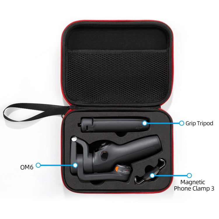 For DJI Osmo Mobile 6 Carrying Travel Case Bag, Size: 21x  16 x 6cm