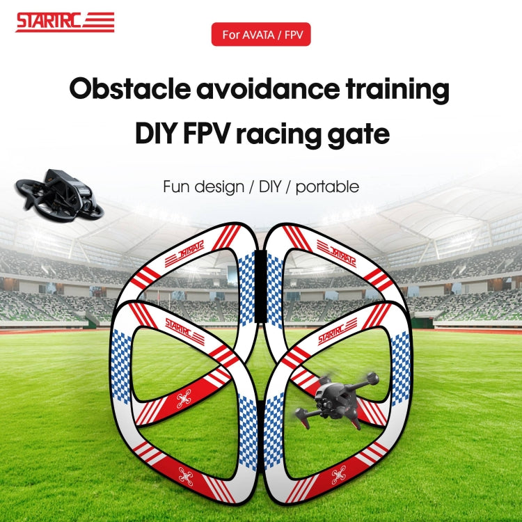 For DJI FPV STARTRC 5 in 1 Drone Obstacle Avoidance Training Track Competition Practice Obstacle Gate Square Gantry Door