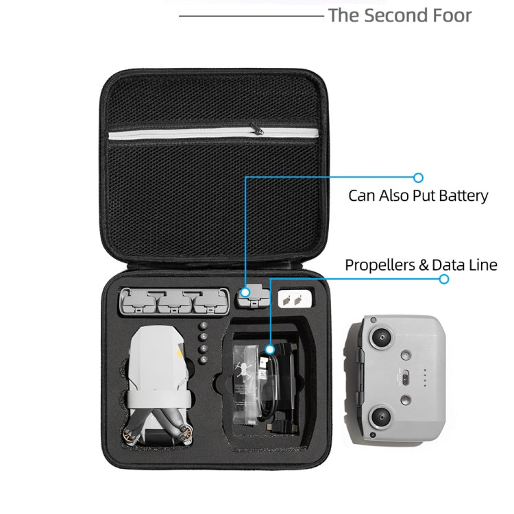 For DJI Mini 2 SE Square Shockproof Hard Case Carrying Storage Bag, Size: 28 x 23 x 10cm My Store