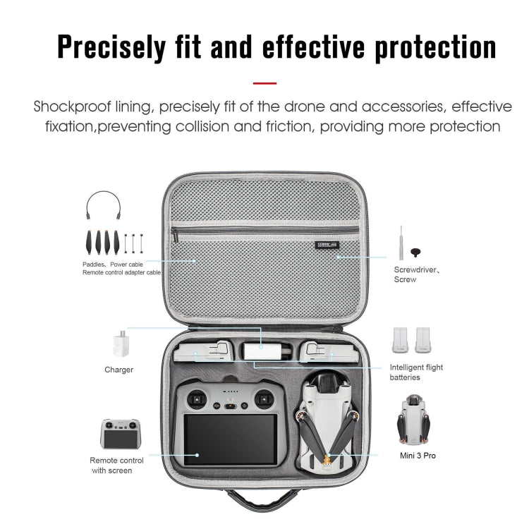 For DJI Mini 3 Pro / RC with Screen STARTRC Waterproof Shoulder Storage Bag Handbag My Store