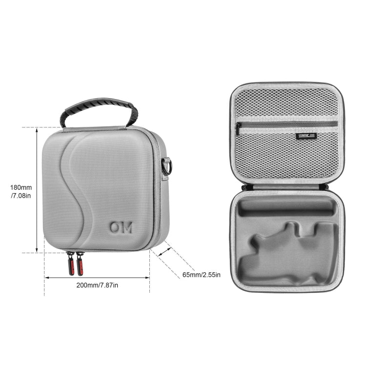 For DJI Osmo Mobile 4 / OM4 / OM4 SE STARTRC Portable Shockproof Waterproof PU Case Bag