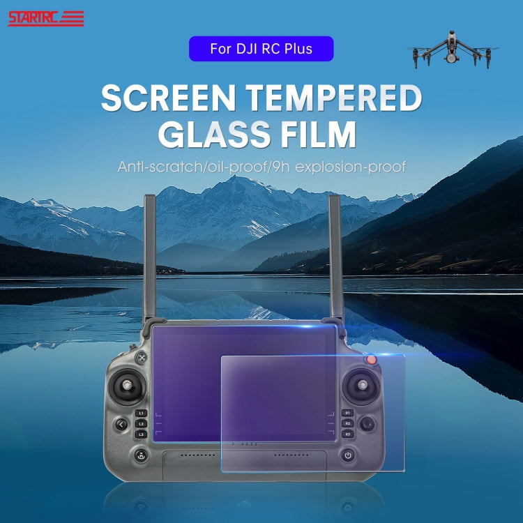 For DJI RC Plus with Screen STARTRC 3pcs Frosted Purple Eye Protection Tempered Glass Film My Store