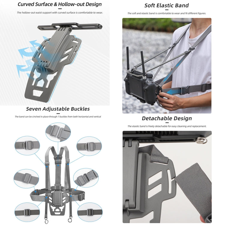 For DJI RC Plus Sunnylife Remote Control Waist Support Bracket Chest Strap My Store