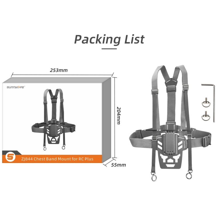 For DJI RC Plus Sunnylife Remote Control Waist Support Bracket Chest Strap My Store