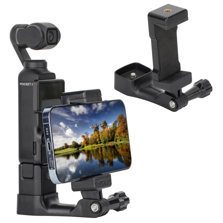 For DJI OSMO Pocket 3 Sunnylife Front Phone Holder Mount Handheld Tripod Expansion Brackets My Store