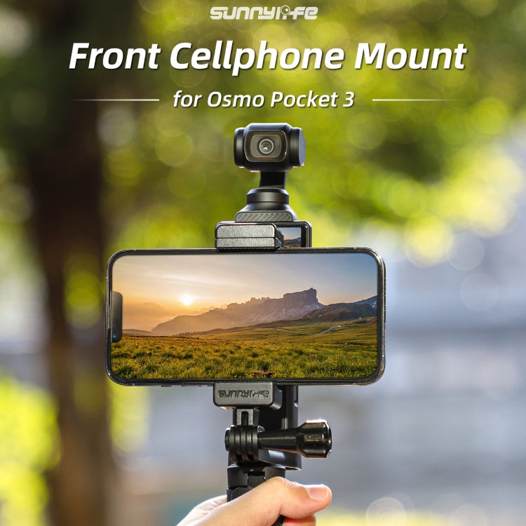 For DJI OSMO Pocket 3 Sunnylife Front Phone Holder Mount Handheld Tripod Expansion Brackets My Store