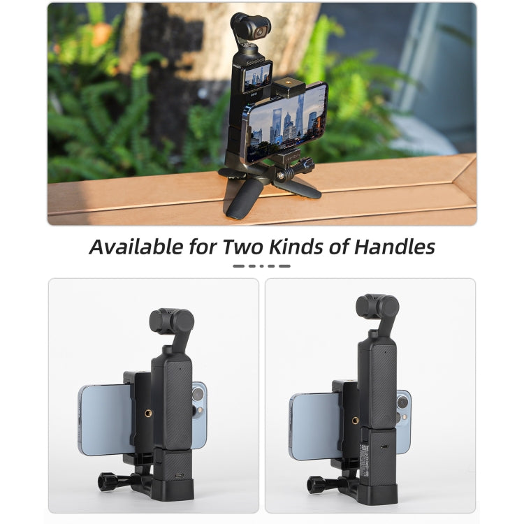 For DJI OSMO Pocket 3 Sunnylife Front Phone Holder Mount Handheld Tripod Expansion Brackets My Store