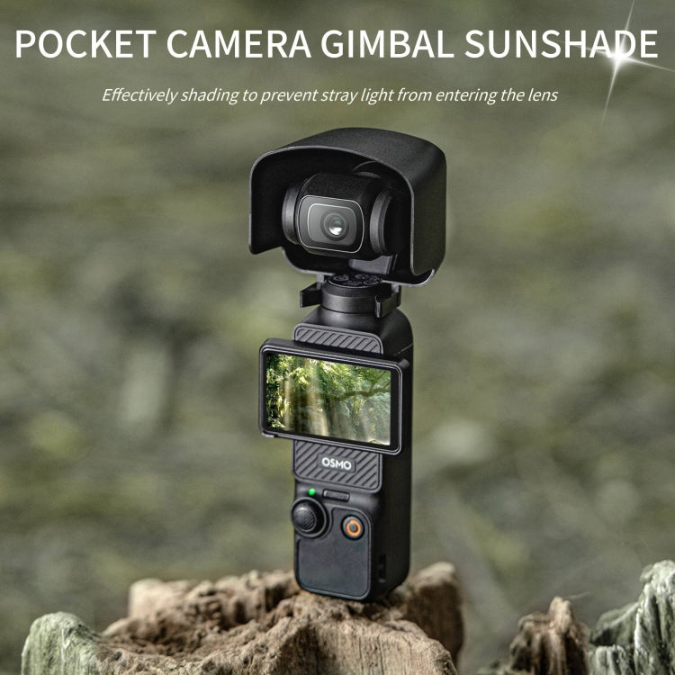 For DJI OSMO Pocket 3 STARTRC 2 in 1 Gimbal Camera Lens Cover Sunshade