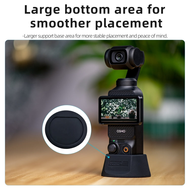 For DJI Osmo Pocket 3 STARTRC Silicone Desktop Base Bracket My Store