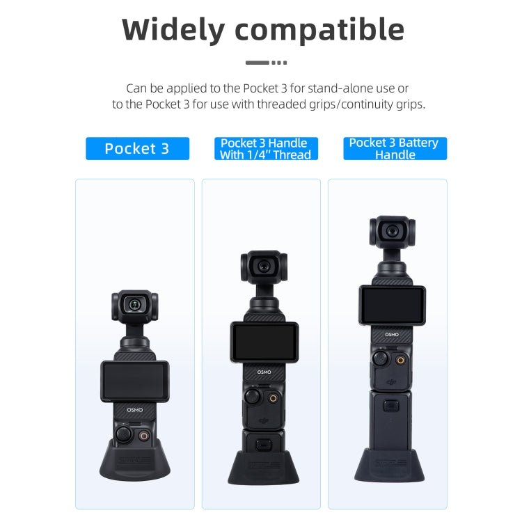 For DJI Osmo Pocket 3 STARTRC Silicone Desktop Base Bracket