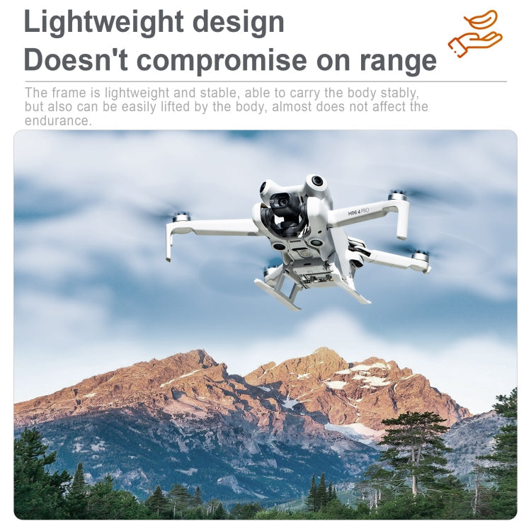 For DJI Mini 4 Pro STARTRC LED Light Folding Heightened Landing Gear Training Rack My Store