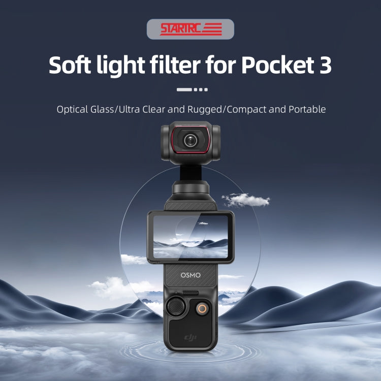 For DJI OSMO Pocket 3 STARTRC 1/4 Black Mist Filter My Store