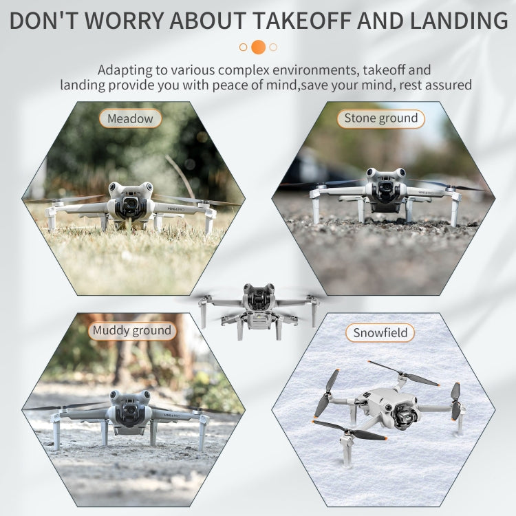 For DJI Mini 4 Pro STARTRC Heightened Landing Gear Training Rack My Store