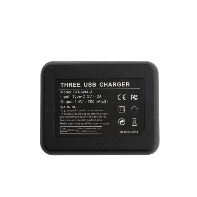 For DJI Osmo Action 4 / 3 Tri-Slot Batteries Fast Charger My Store