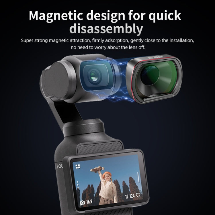 For DJI OSMO Pocket 3 STARTRC 10X Macro Lens Filter