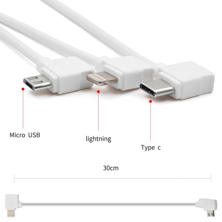 STARTRC 30cm 8 Pin to Micro USB Converting Connector Data Cable for DJI Mavic Mini /  Air, Shark Remote Controller My Store