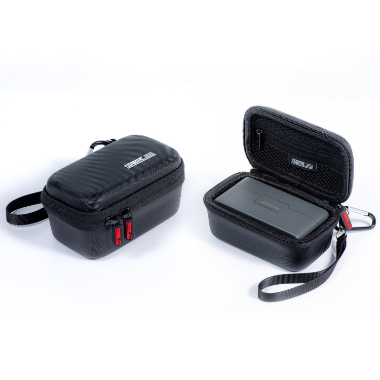 For DJI MIC 2 STARTRC Diamond Texture PU Portable Carry Case with Carabiner & Strap My Store