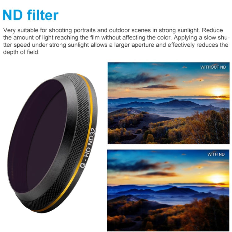 PGYTECH X4S-HD ND32 Gold-edge Lens Filter for DJI Inspire 2 / X4S Gimbal Camera Drone Accessories My Store