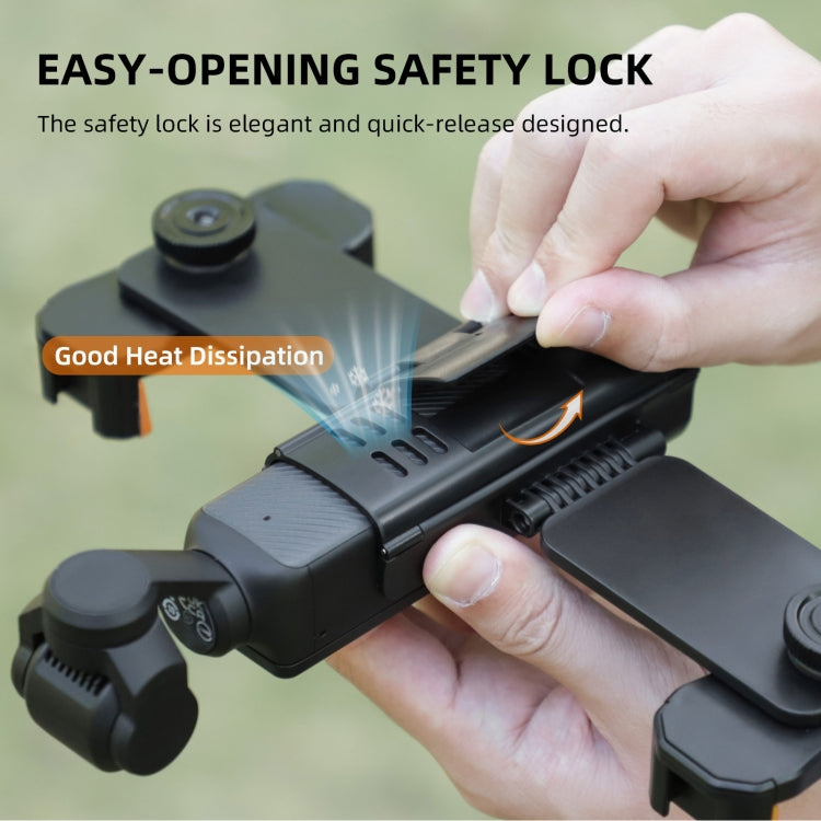 For DJI OSMO Pocket 3 Sunnylife ZJ756 Expanded Dual Phone Clamp Holder