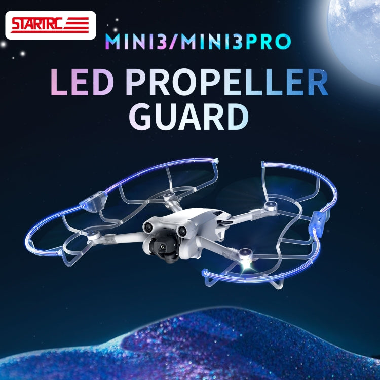 For DJI Mini 3 / Mini 3 Pro STARTRC Drone LED Propeller Protective Guard Anti-collision Ring My Store