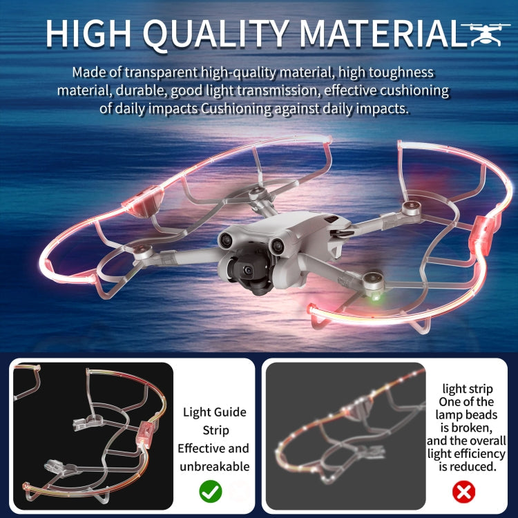 For DJI Mini 3 / Mini 3 Pro STARTRC Drone LED Propeller Protective Guard Anti-collision Ring My Store