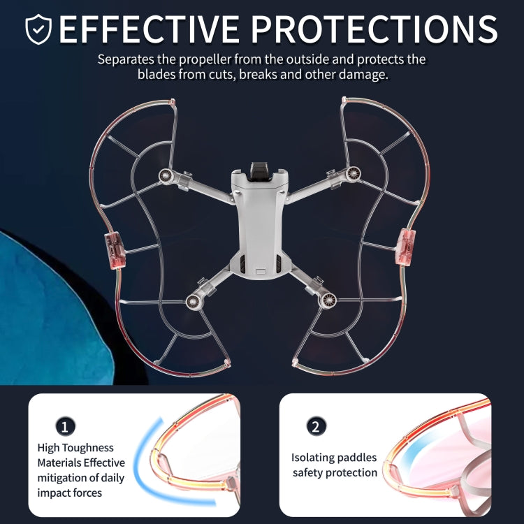 For DJI Mini 3 / Mini 3 Pro STARTRC Drone LED Propeller Protective Guard Anti-collision Ring My Store