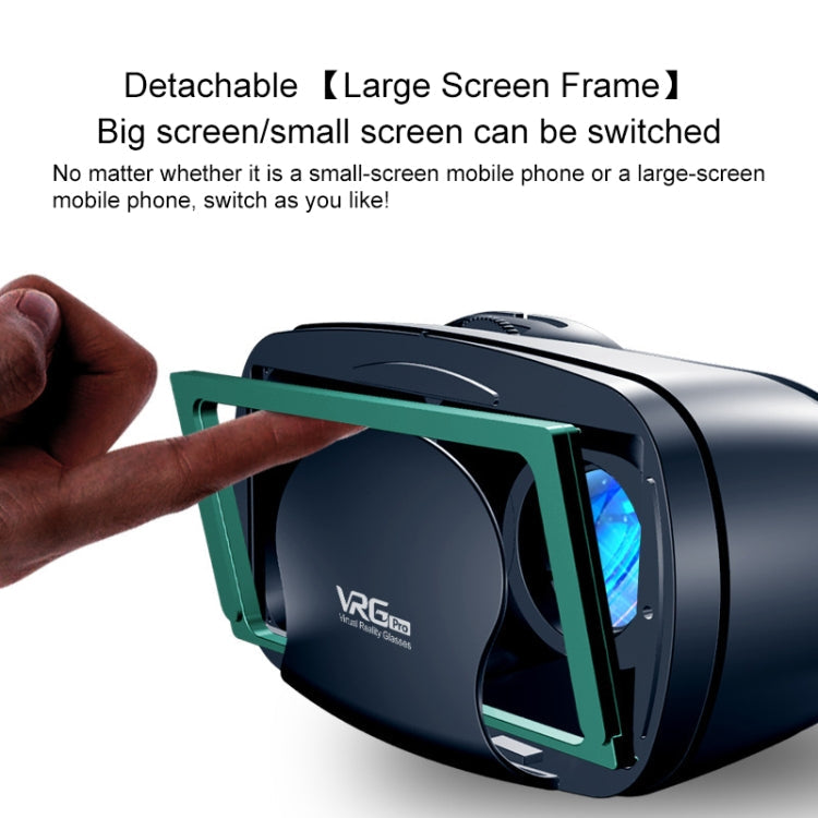 VRG Pro Audio Video Version Blu-ray Coated Lenses All-in-one Mobile Phone 3D VR Glasses