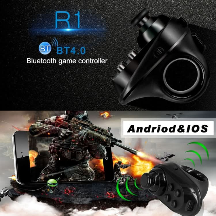 R1 Bluetooth Mini Ring Game Handle Controller Grip Game Pad