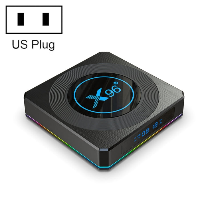 X96 X4 8K Smart TV BOX Android 11.0 Media Player with Remote Control, Amlogic S905X4 Quad Core ARM Cortex A55, RAM: 4GB, ROM: 32GB, Support 100M, Dual Band WiFi, Bluetooth, EU Plug My Store