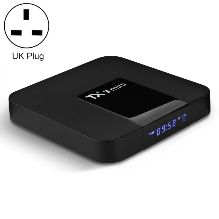 TX3 mini 4K HD Smart TV Box, Android 10.0, H616/H313 up to 1.2 GHz, Quad Core ARM Cortex-A53, 2GB + 16GB, Support 2.4G/5G WiFi, HDMI, AV, LAN, TF Card, EU Plug My Store