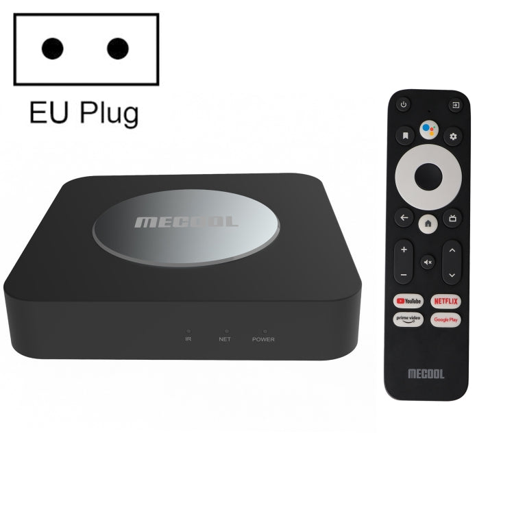 MECOOL KM2 Plus 4K Smart TV BOX Android 11.0 Media Player with Remote Control, Amlogic S905X2 Quad Core, RAM: 2GB, ROM: 16GB, EU Plug My Store