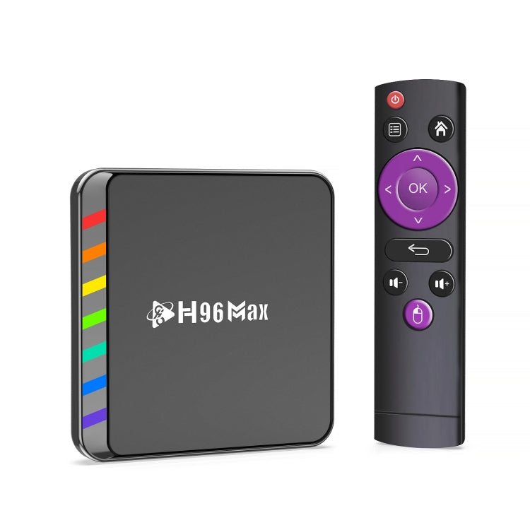 H96 Max W2 4K Ultra HD Android 11.0 Smart TV Box with Remote Control, Amlogic S905W2 Quad-Core, 2GB+16GB Reluova