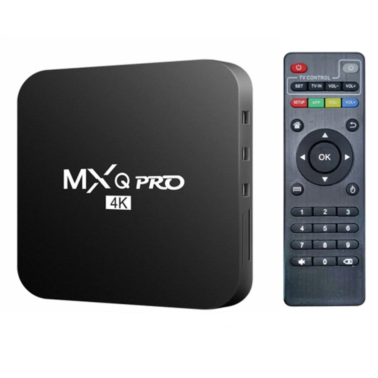 MXQ Pro 4K TV Box Rockchip RK3228A Quad Core CPU Android 7.1, 1GB+8GB wtih Remote Control, US Plug My Store