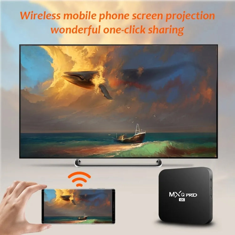 MXQ Pro 4K TV Box Rockchip RK3228A Quad Core CPU Android 7.1, 1GB+8GB wtih Remote Control, US Plug My Store