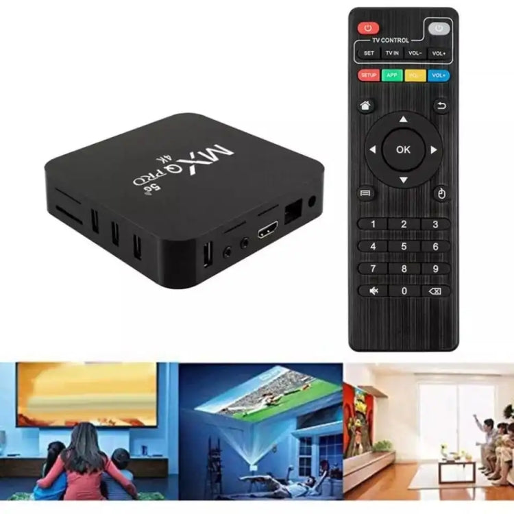 MXQ Pro 4K TV Box Rockchip RK3228A Quad Core CPU Android 7.1, 1GB+8GB wtih Remote Control, US Plug