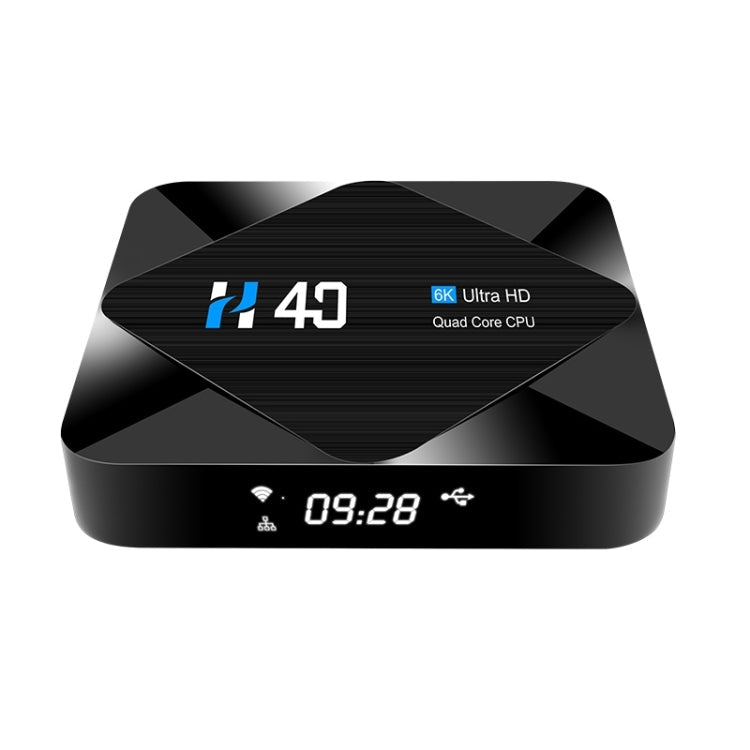 H40 4K Ultra HD Smart TV BOX Android 10.0 Media Player with Remote Control, Quad-core, RAM: 4GB, ROM: 32GB My Store