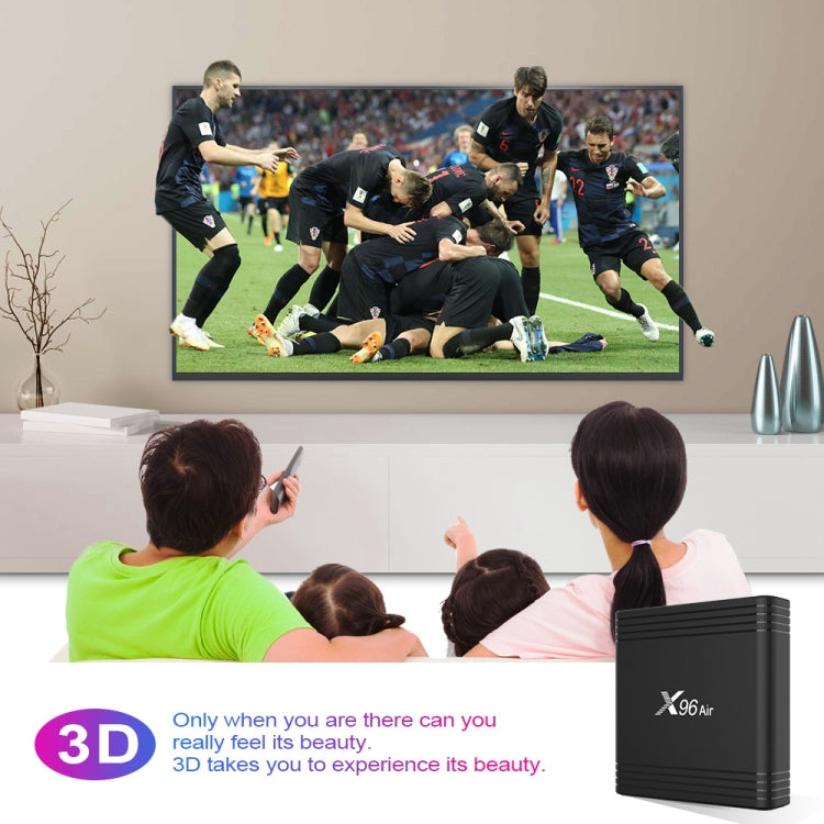 X96 Air 8K Smart TV BOX Android 9.0 Media Player with Remote Control, Quad-core Amlogic S905X3, RAM: 4GB, ROM: 64GB, Dual Band WiFi, Bluetooth, AU Plug