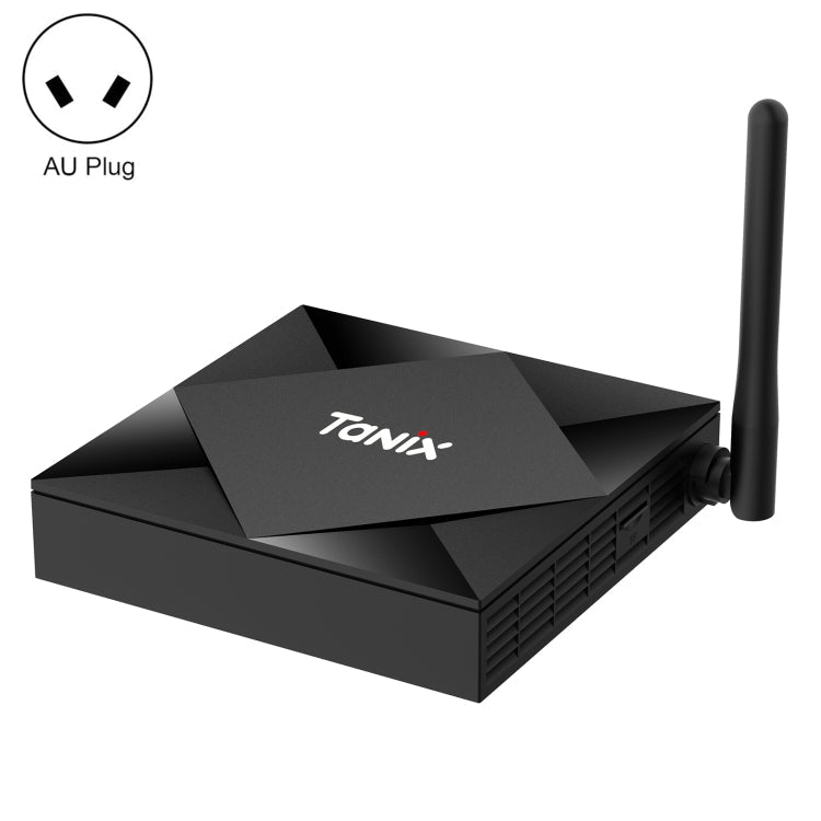 TANIX TX6s 4K Smart TV BOX Android 10 Media Player wtih Remote Control, Quad Core Allwinner H616, RAM: 4GB, ROM: 64GB, 2.4GHz/5GHz WiFi, Bluetooth, AU Plug