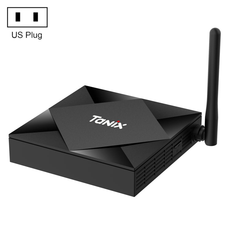 TANIX TX6s 4K Smart TV BOX Android 10 Media Player wtih Remote Control, Quad Core Allwinner H616, RAM: 4GB, ROM: 64GB, 2.4GHz/5GHz WiFi, Bluetooth, AU Plug